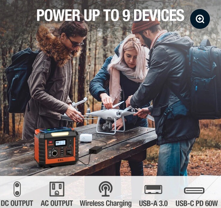 EBL portable power station Voyager 330