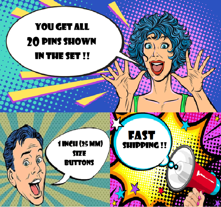 Def Leppard 80s Hair Band Hard Rock Music Buttons Pins 1" Pinbacks Lot of 20 New