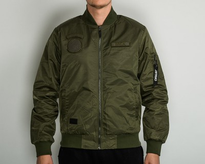 Backyard Cartel Apocalypse Padded Jacket Men темно-оливковый