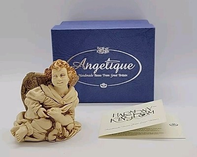 JOIE de VIVRE ANGELIQUE HARMONY KINGDOM ANGEL TRINKET BOX FIGURINE