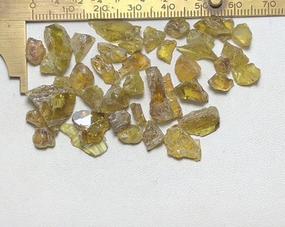 86  Crt/Beautiful Natural Rough  Sphene Hand Calletion Parcel  Pakistan Mine,