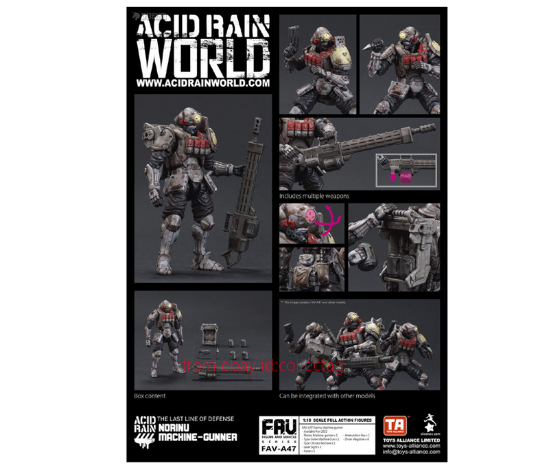 未開封品！ ACID RAIN WORLD 1/18 フルアクション 塗装済み可動