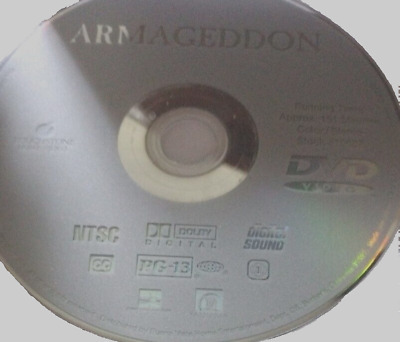 Armageddon (DVD disc only, 1998) bruce willis