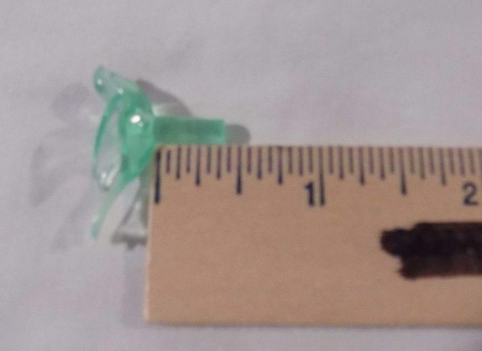 25 Ceramic Christmas Tree Green Yellow & Clear Color DOVES Plastic Light Bulbs