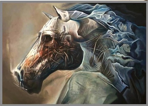 Pintura Horse By ManuelAzzcuy Fine Art (No Frame)