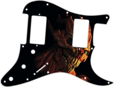 Pickguard Stratocaster Strat Graphical Custom fit Fender HH11 Hole Alien Entity