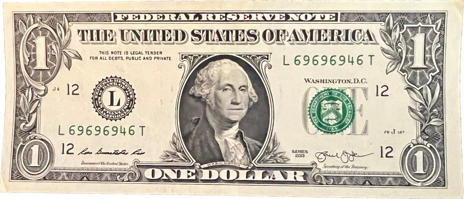 $1 One Dollar Bill 69696946 Ninja Sex Party 6969 trinary | eBay