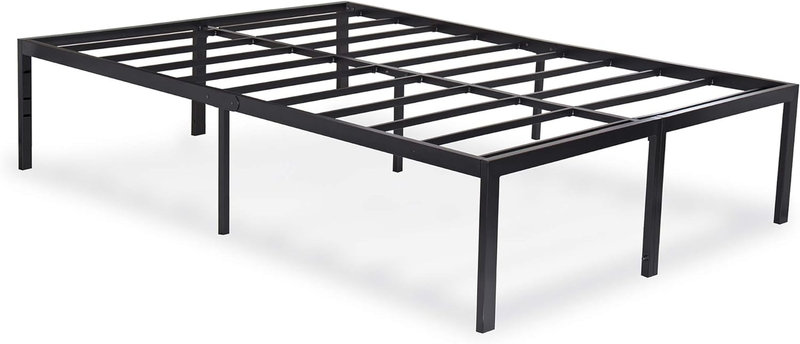 King Mattress and Steel Slat Bed Frame Bundle | 10 Inch Gel Memory Foam Mattress