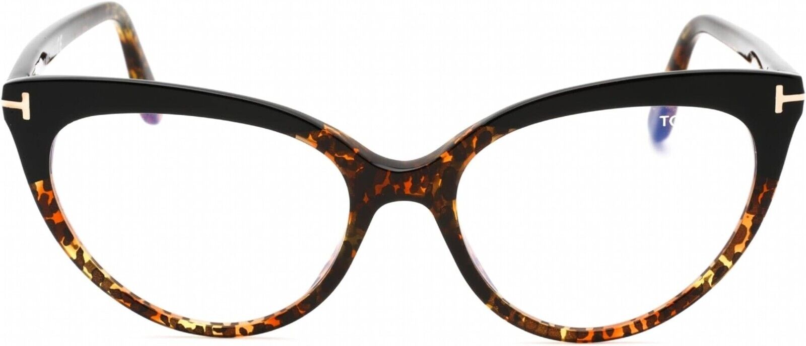 Tom Ford TF5674-B 005 Black Leopard Cat Eye Plastic Tom Ford TF5674-B 005 Black Leopard Cat Eye Plastic