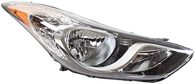 Passenger Side Headlight for 2011-2013 Hyundai Elantra Sedan Coupe | USA Built