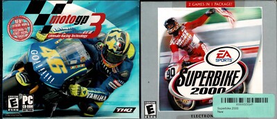Superbike 2000 and MotoGP 3 Ultimate Racing Technology PC New XP 2 Great Games