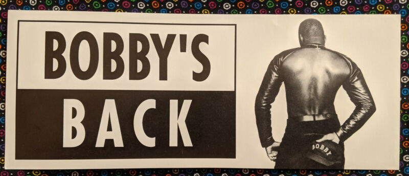 Original R&B Bumper Sticker - BOBBY BROWN - Bobby