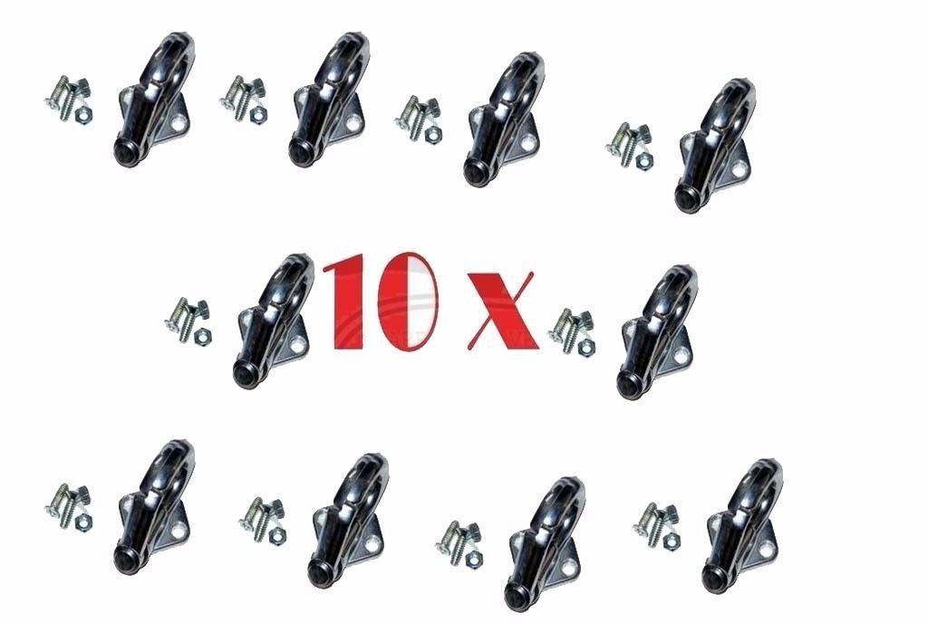Vespa Helmet Bag Hook 10 Units VBA VBB VBC VLB P PX VNX VSX V8086 Models  