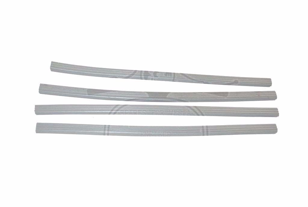 Lambretta GP DL Grey Floor Channel Inserts Rubber Set of 4 Units 