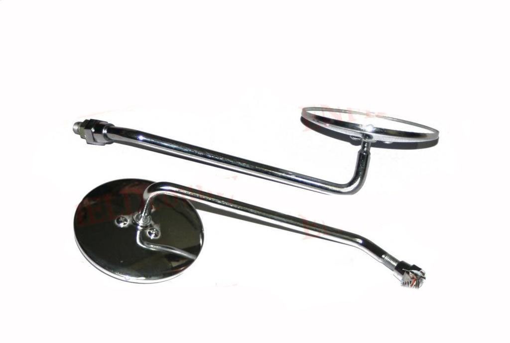 Vespa Scooter Rear View Mirror Orvm Mirror Set 4" Inches Face  