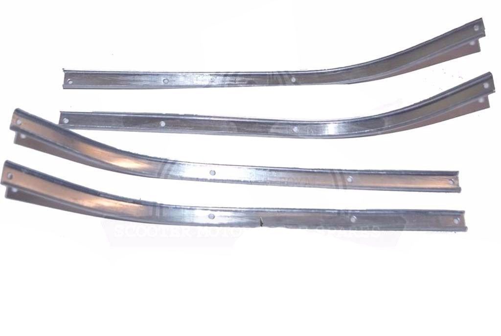 Lambretta GP Front Alloy Floor Channels Set of 4 Units 