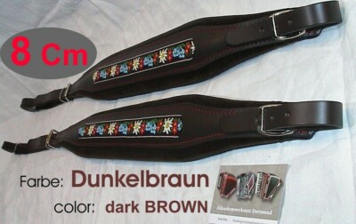 Riemen,Bretelles Accordeon 8 cm Akkordeongurte acordeon Folk Accordion Straps