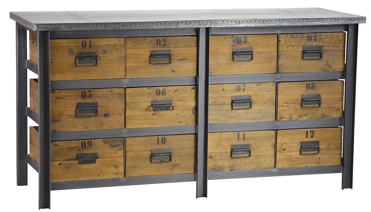 Nickel Dressers and Chests of Drawers