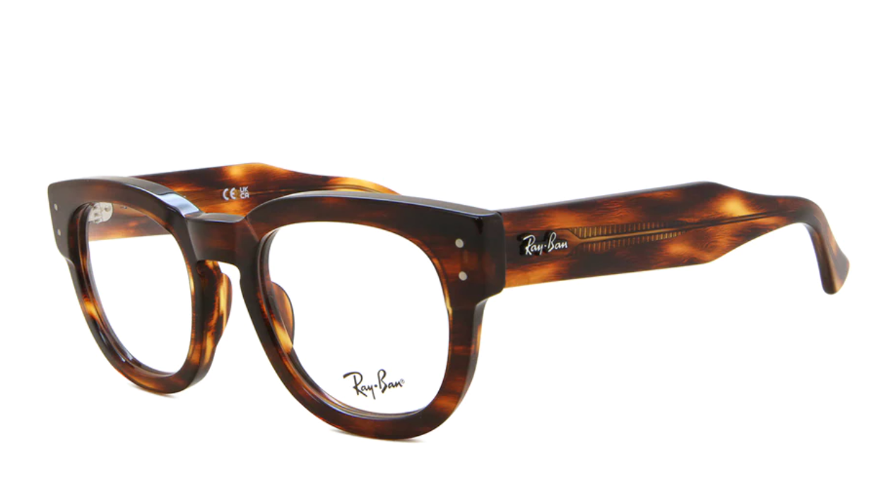 希少ヴィンテージ RAYBAN 美品 Ray-Ban Glasses Mega Hawkeye RX0298V 8324
