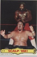 1985 Topps WWF - Junkyard Dog Mr. Fuji #24