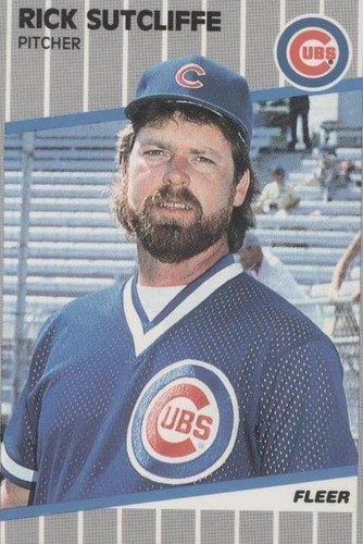 1989 Fleer - Rick Sutcliffe #439