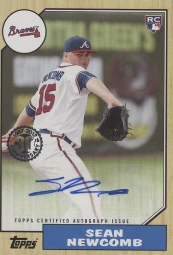 2017 Topps Update Series - Sean Newcomb #87A-SN