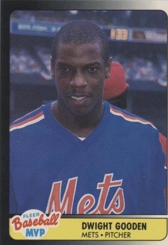 1990 Fleer Baseball MVP - Dwight Gooden #12