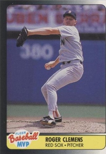 PSA 9 MINT 1990 FLEER MVP ROGER CLEMENS #8 RED SOX 00702 B207 | eBay