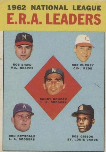1963 Topps - Bob Gibson Bob Purkey Bob Shaw #5