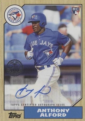 2017 Topps Update Series - Anthony Alford #87A-AA