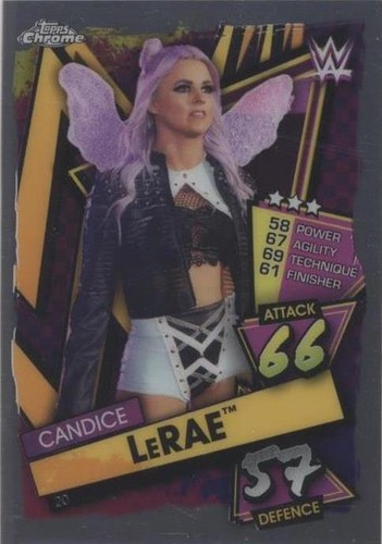 2021 Topps Chrome WWE Slam Attax - Candice LeRae #20