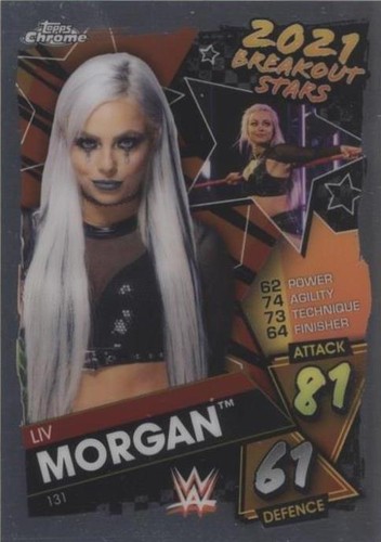 2021 Topps Chrome WWE Slam Attax - Liv Morgan #131