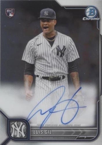 その他 bowman Luis Gil 2022 Bowman Sky Blue Luis Gil RC /499 New York Yankees #72