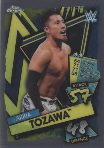 2021 Topps Chrome WWE Slam Attax - Akira Tozawa #3