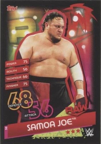 2020 Topps WWE Slam Attax Reloaded - Samoa Joe #38