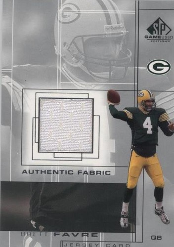 2001 SP Game Used Edition Brett Favre #BF