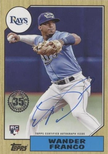2022 Topps Update Series - Wander Franco #87BA-WF