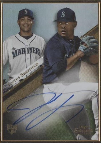 2019 Topps Gold Label - Justus Sheffield #GLA-JSH