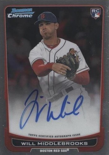 2012 Bowman Chrome - Will Middlebrooks #RA-WM