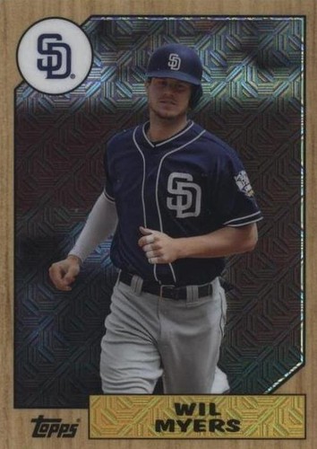 2017 Topps Silver Pack 1987 Design Chrome - Wil Myers #87-WM