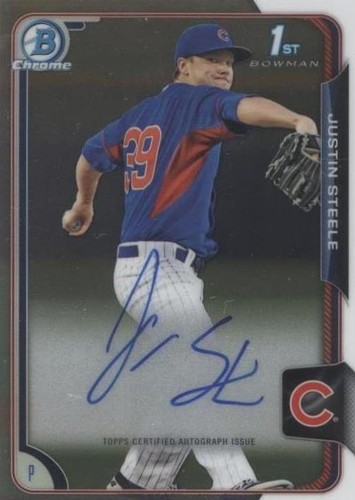 2015 Bowman Chrome - Justin Steele #BCAP-JS