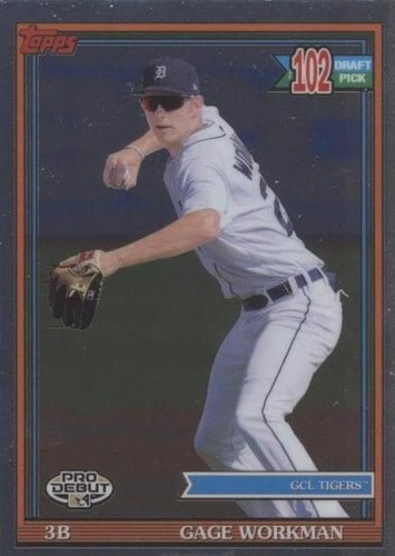 2021 Topps Pro Debut - Gage Workman #PDC-179