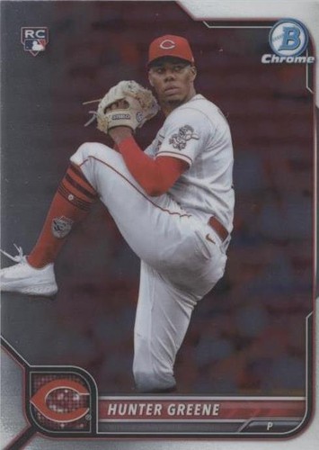 2020 Hunter Greene #BTP-51 Reds Chrome Bowman Scouts Top 100