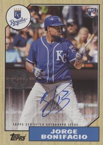 2017 Topps Update Series - Jorge Bonifacio #87A-JBN