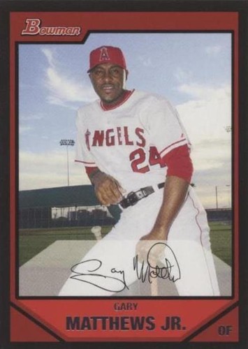 2007 Bowman - Gary Matthews Jr. #39