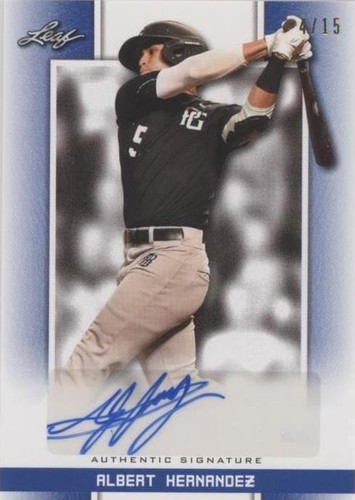 2019 Leaf Perfect Game National Showcase - Albert Hernandez #BA-AH2