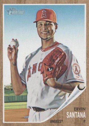 2011 Topps Heritage - Ervin Santana #268