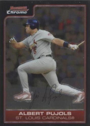 2001 BOWMAN CHROME ALBERT PUJOLS ROOKIE RC /500 BGS 9 AUTO 2001 BOWMAN CHROME ALBERT PUJOLS ROOKIE RC /500 BGS 9 AUTO