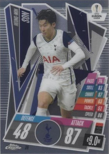 2020-21 Topps Chrome Match Attax UCL Heung-Min Son #35
