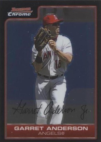 2006 Bowman Chrome - Garret Anderson #161